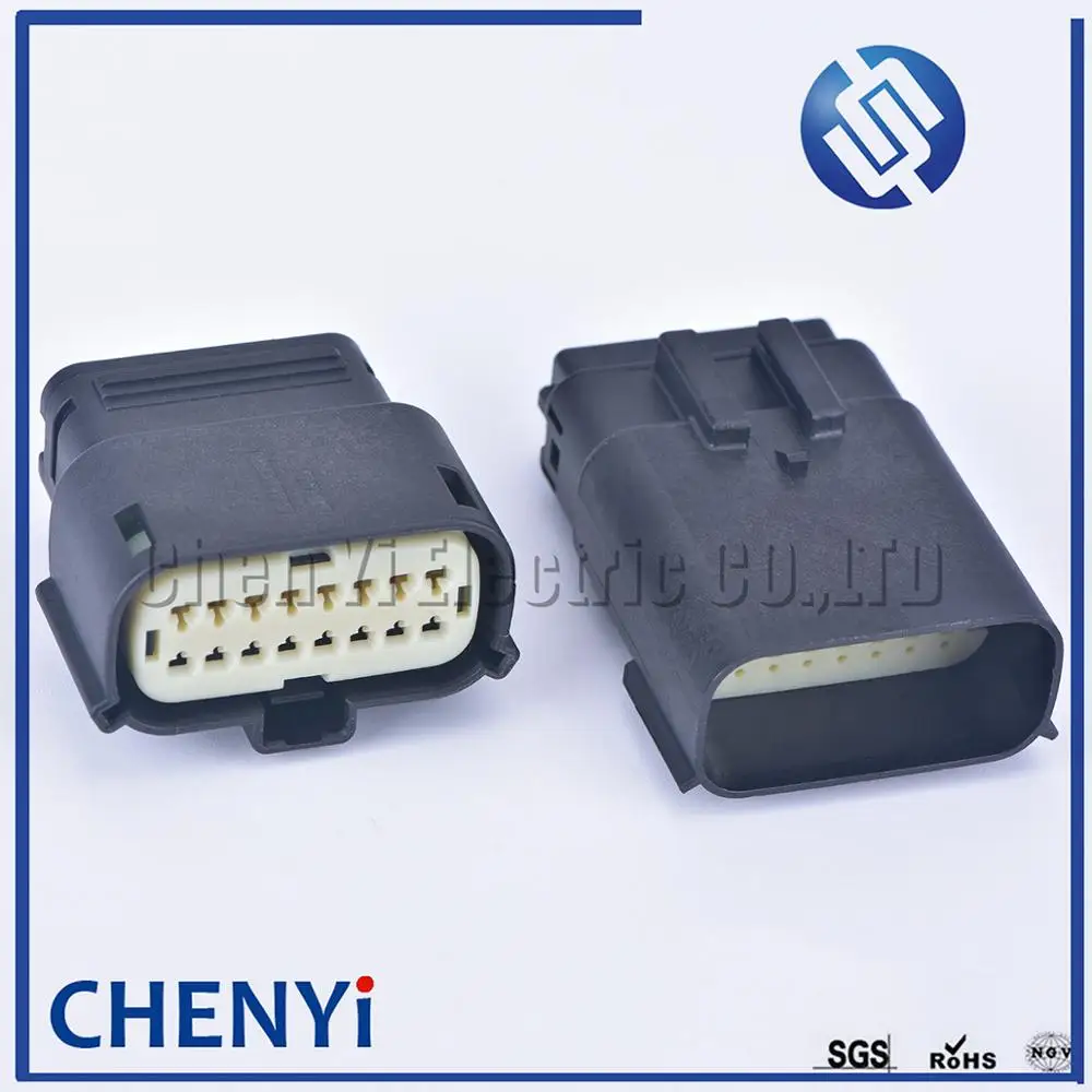 16 Pin 33472-1601 33482-1601 Headlight Socket Automotive Lamp Light Connector For Ford Focus Mondeo EDGE Fiesta 33472-1740