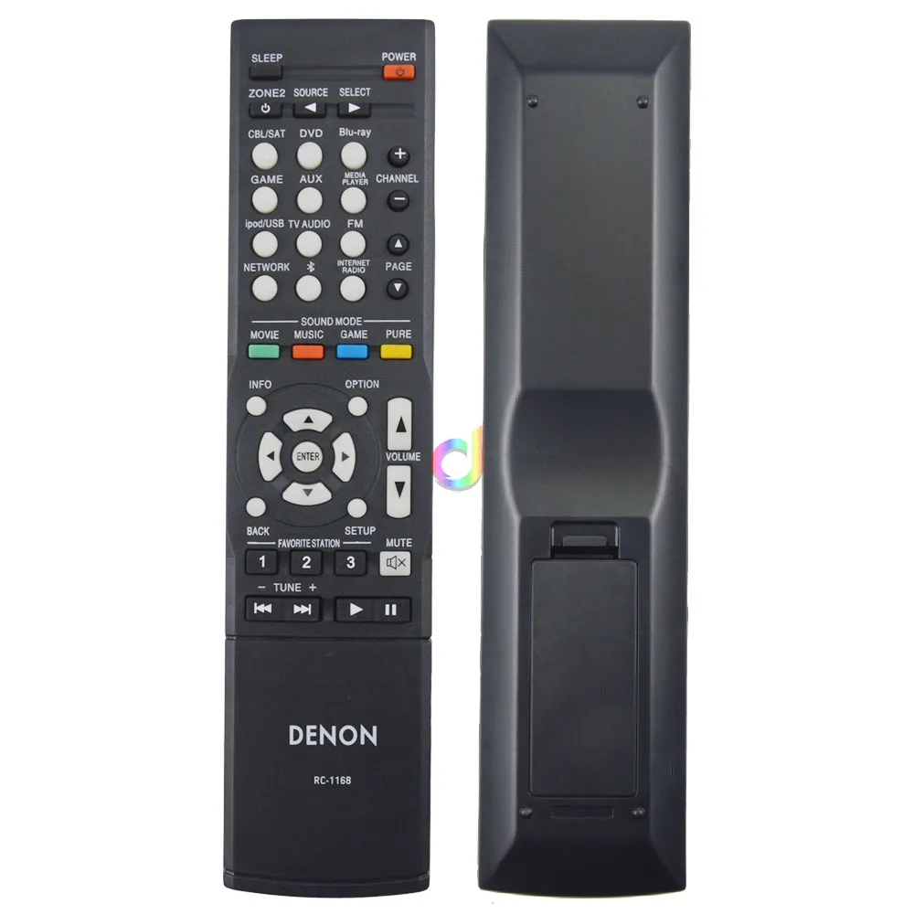 New Remote Control for Denon Audio/Video Receiver RC-1168 C-1181 1169 1189 AVR1613 AVR1713 1912 1911 2312 3312 4312 4310 AV