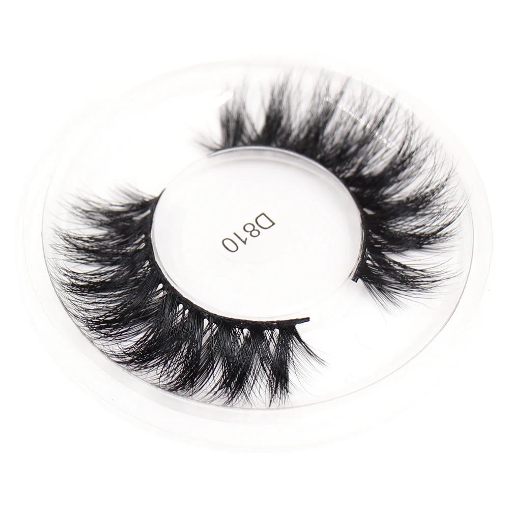 FOXESJI ขนตาปลอม Mink Lashes ยอดนิยม Fluffy โหดร้ายฟรีแต่งหน้า 3D Mink Eyelashes EXTENSION CROSS NATURAL Eye Lashes D810