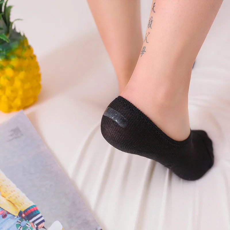 8 Pairs Women Socks Candy Colors Summer Socks Kawaii Funny Cute Solid Colors Boat Socks Female Breathable Casual Invisible Socks