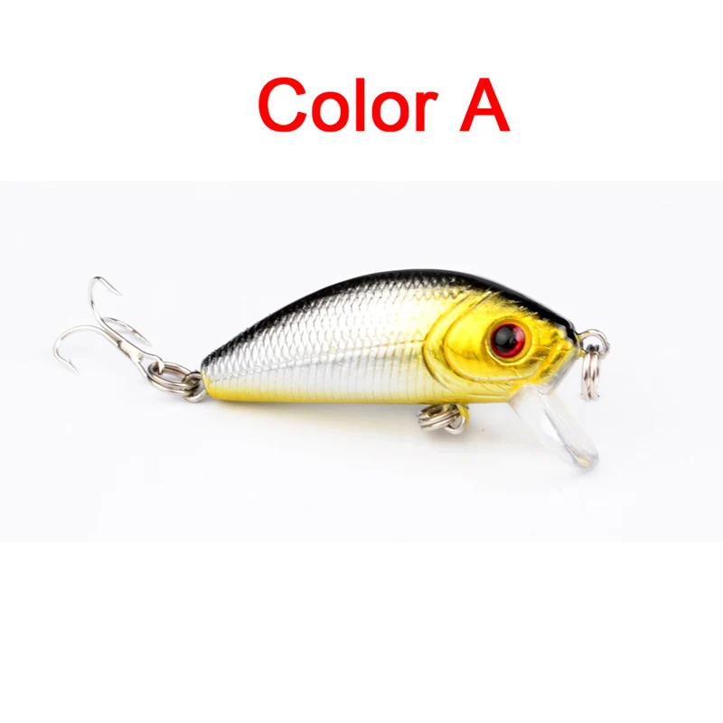 Fishing Lure Spinning 50mm 3.6g 3d Eyes Crankbait Wobbler Artificial Lures For Plastic Hard Bait Fishing Tackle Lure Set