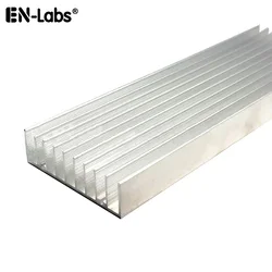 Radiator Aluminum Heatsink for LED 5x 3W 12x 1W LED Light Heating Dissipation,High Power Amilifier Cooling Cooler - 240x76x21mm