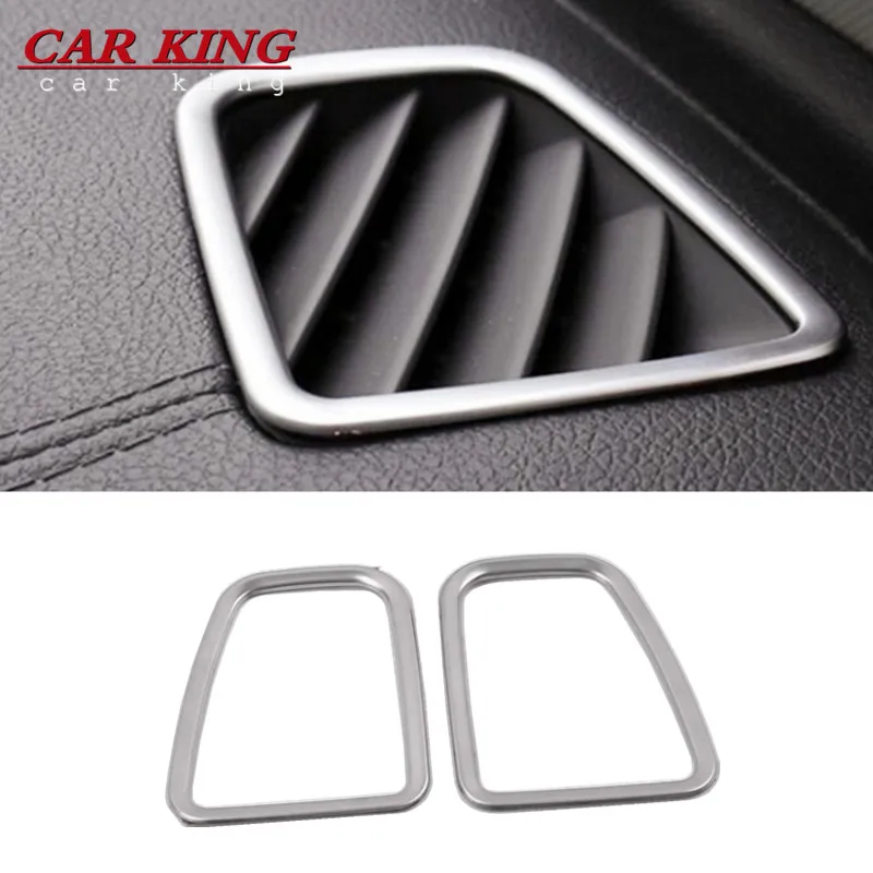 

For Kia Sportage KX5 QL 2016 2017 2018 Car Air Vent Circle Trim Air Conditioner Protection Sticker Stainless Steel 2Pcs/Set