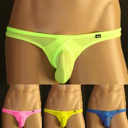 Men Sexy Breathing Underwear Thong Briefs Bulge Pouch G-String Shorts Underpants Casual And Comfortable Men's Sexy Underwear