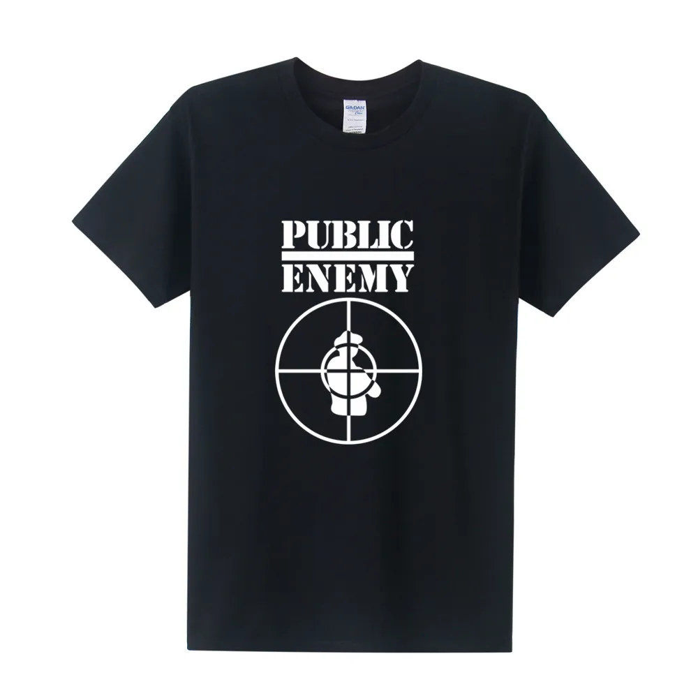 Men Public Enemy T Shirt Ment Summer Style Novel Music T-Shirt Us Rap Cotton Tees Top Free Shipping  OT-265