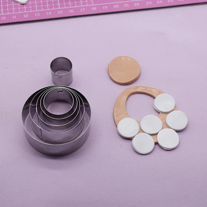 More Shape Polymer Clay Cutter for DIY Jewelry Earring Dangle Drop Pattern Metal Cutting Mold Pottery Tools Craft Art Supply