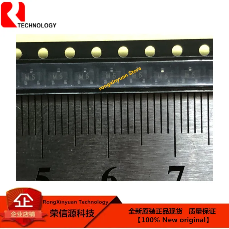 

100 шт./лот S9015 MMBT9015LT1G MMBT9015 9015 Маркировка: M6 SOT-23 PNP кремниевый транзистор 100% новый оригинал