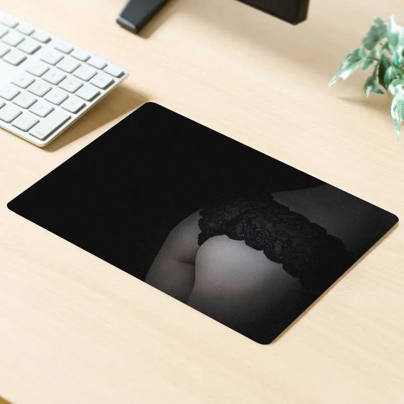 Mairuige الألعاب ماوس الوسادة مثير فتاة عارية الحمار الكبير صور HD مكتب الكمبيوتر ماوس الوسادة لوحة المفاتيح الجدول حصيرة المطاط المشارب عدم الانزلاق #4