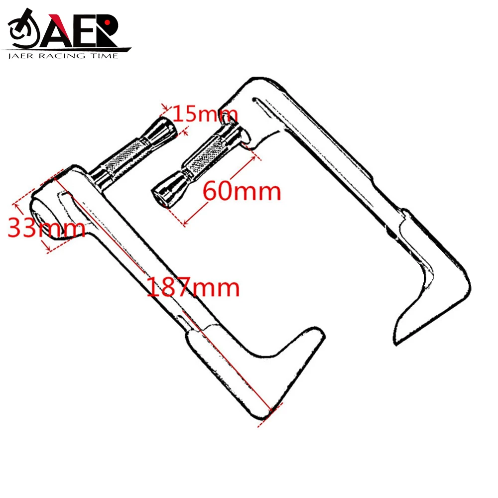 Protector de palanca profesional para motocicleta, accesorio Universal de 7/8 pulgadas y 22MM, curvado y ajustable, para Kawasak, Suzuki y Yamaha