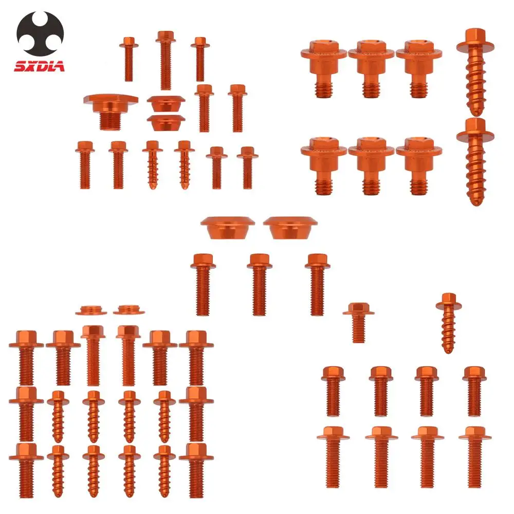 Motorcycle Fairing Mudguard Plastic Kit Screw Bolt Set For KTM SX XC 125-530 2011-2015 EXC XCW 2012-2016 SX XC 200-300 2016