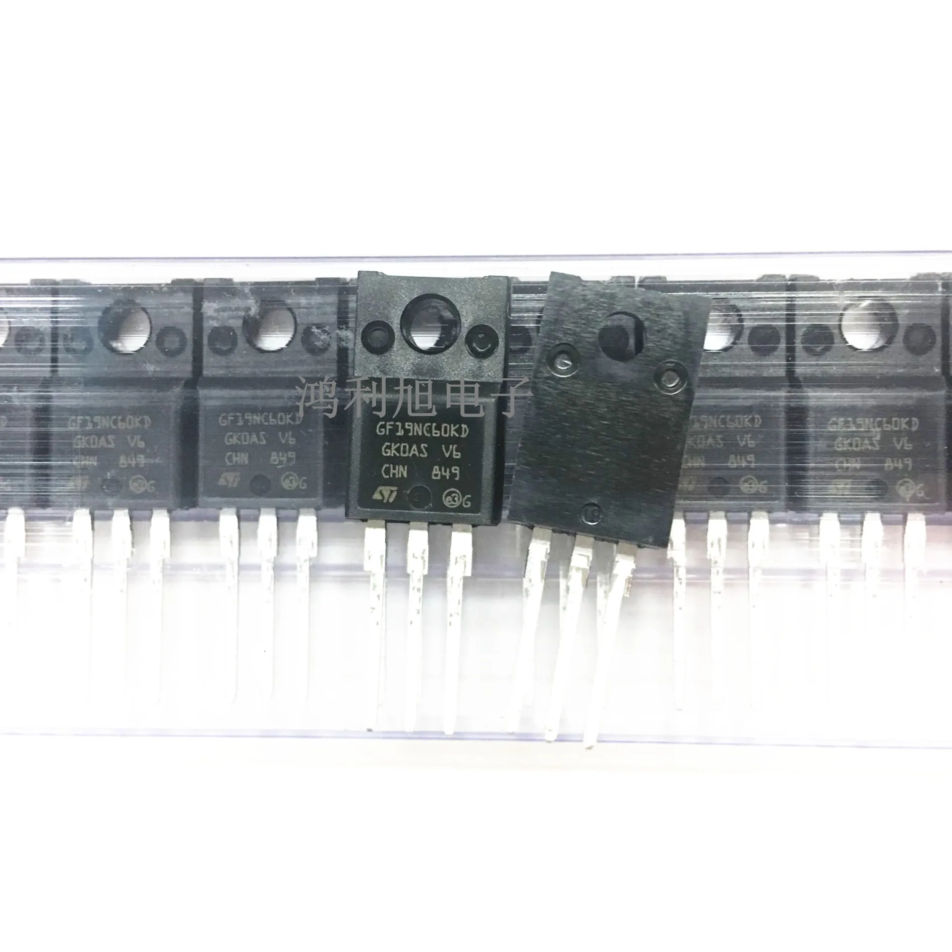 

10 шт./лот STGF19NC60KD Trans IGBT чип N-CH 600 В 16 А 32000 МВт 3-контактный (3 + планшет) TO-220FP трубка