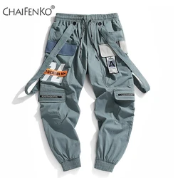 CHAIFENKO-Calça Feixe Pé Cargo para Homens, Calças Esportivas de Lazer, Streetwear Hip Hop, Impressão de Moda, Novo, Quente, 2022