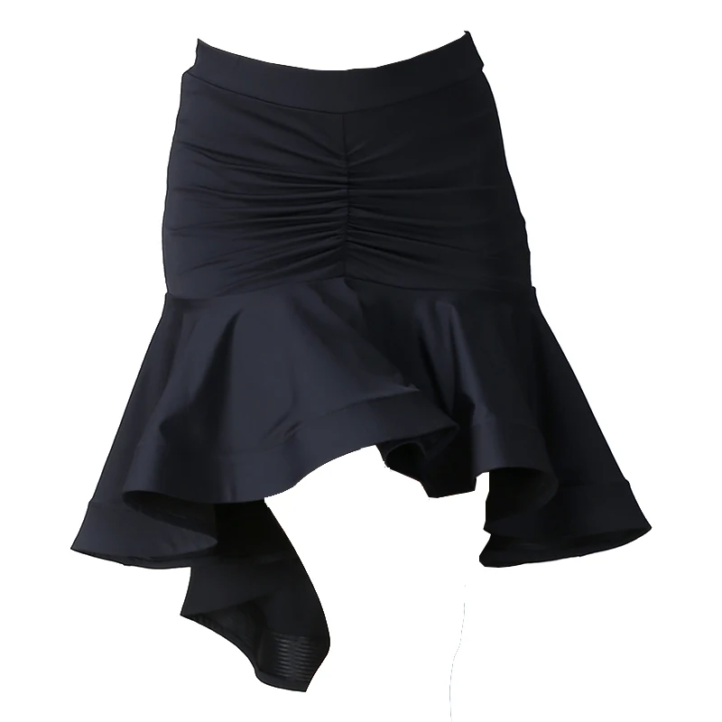 Latin dance skirt new adult female costume dance big swing fishbone skirt irregular competition performance practice skirt