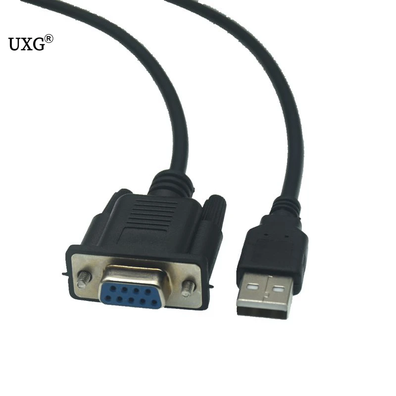 Adaptador de Cable USB macho a DB9 RS232 COM hembra, convertidor de alta calidad, compatible con sistema Win 7/8/10/Pro