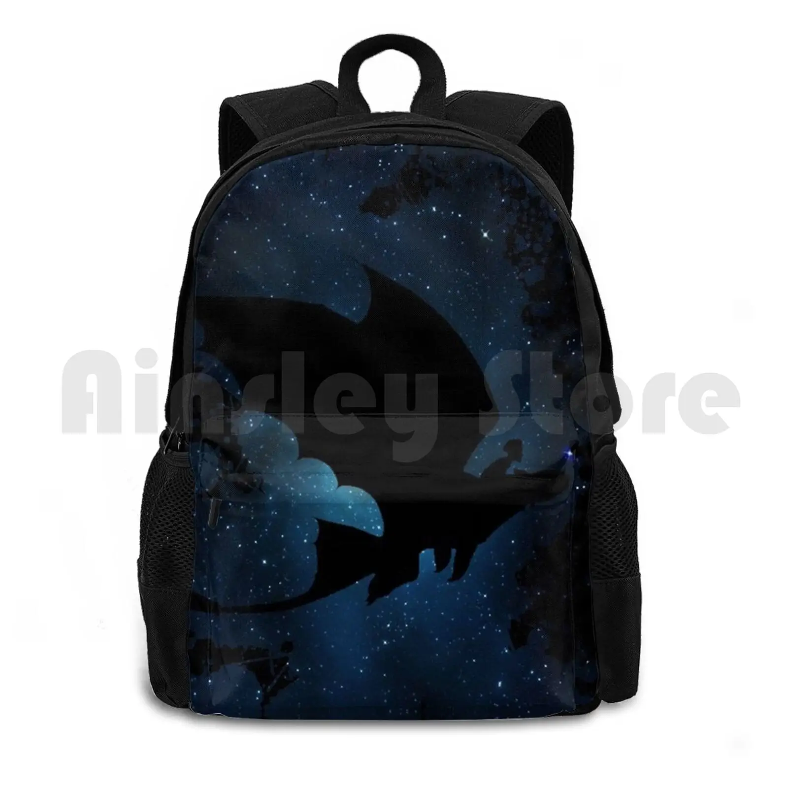 Toothless And Hiccup Night Outdoor Hiking Backpack Riding Climbing Sports Bag