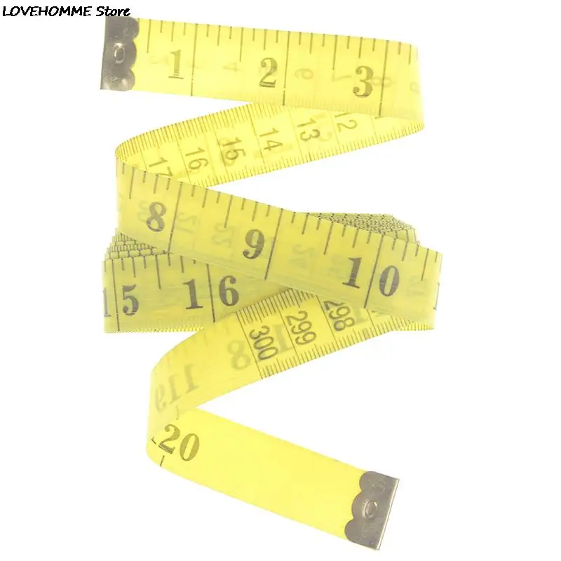 1.5m Body Measuring Ruler Sewing Tailor Tape Measure Mini Soft Flat Ruler Centimeter Meter Sewing Measuring Tape