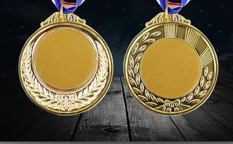 Free Shipping 20pcs/lot sublimation blank Metal MEDALS for consumables Heat Transfer printing DIY gifts