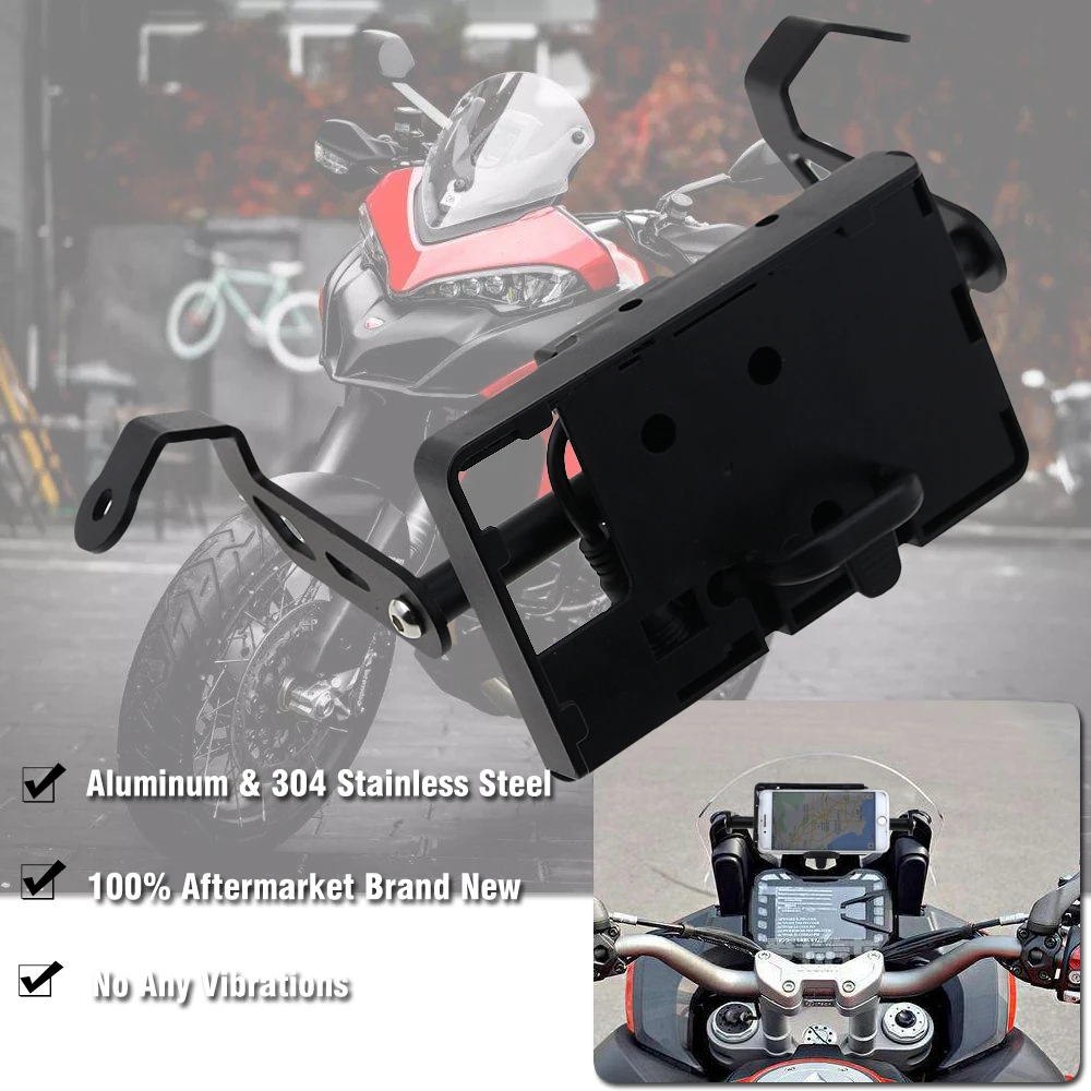 For DUCATI MULTISTRADA 950 15-17 MULTISTRADA 1200 1200S 1200 ENDURO 15-17 Stand Holder Phone Mobile Phone GPS Plate Bracket