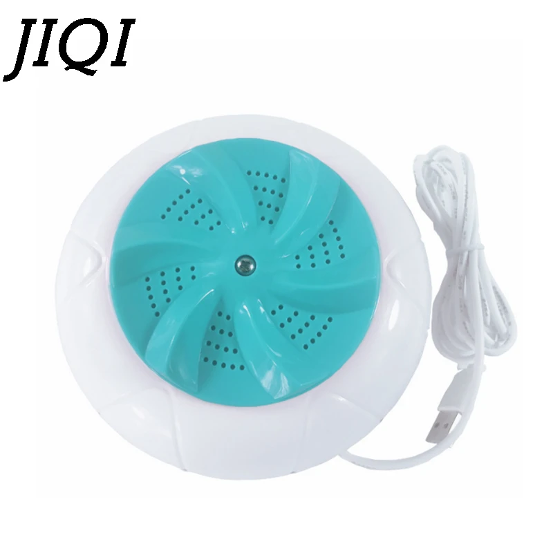 Mini Ultrasonic Washing Machine Automatic Turbo Washer Laundry Remove Dirt Portable for Travel Business trip