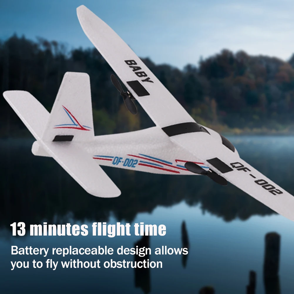 Remote Control Glider RC Drone Durable Impact-resistant Remote Glider Quadcopter Remote Control Aircraft