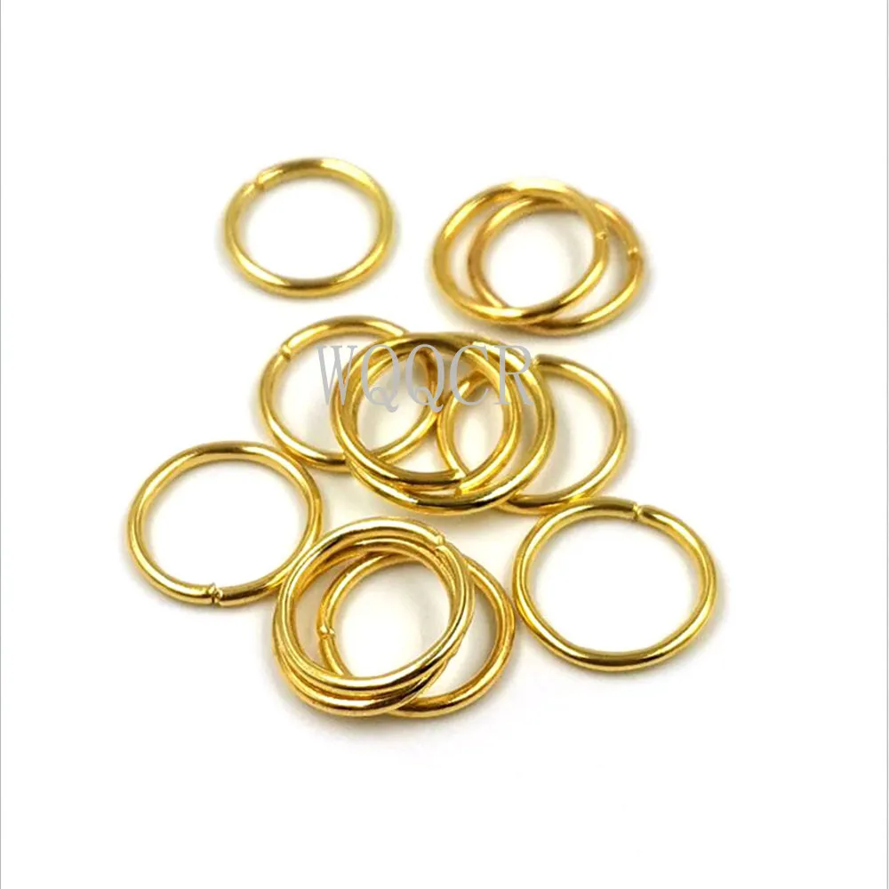 

3-4-5-6-7-8-9MM Open Jump Ring Gold And Silver Jewelry Components DIY Jewelry Findings Opening Rings Jewelry Accessories