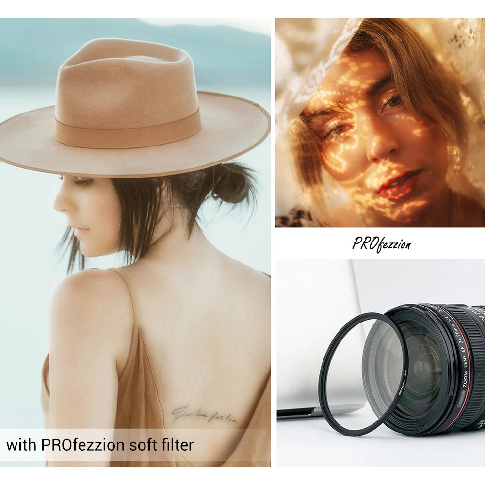 Soft Focus เลนส์ Mist Filter 37/49/52/55/58/62/67/72/77/82มม.Dreamy หมอก Diffuser การถ่ายภาพตัวกรองเลนส์สำหรับกล้อง DSLR