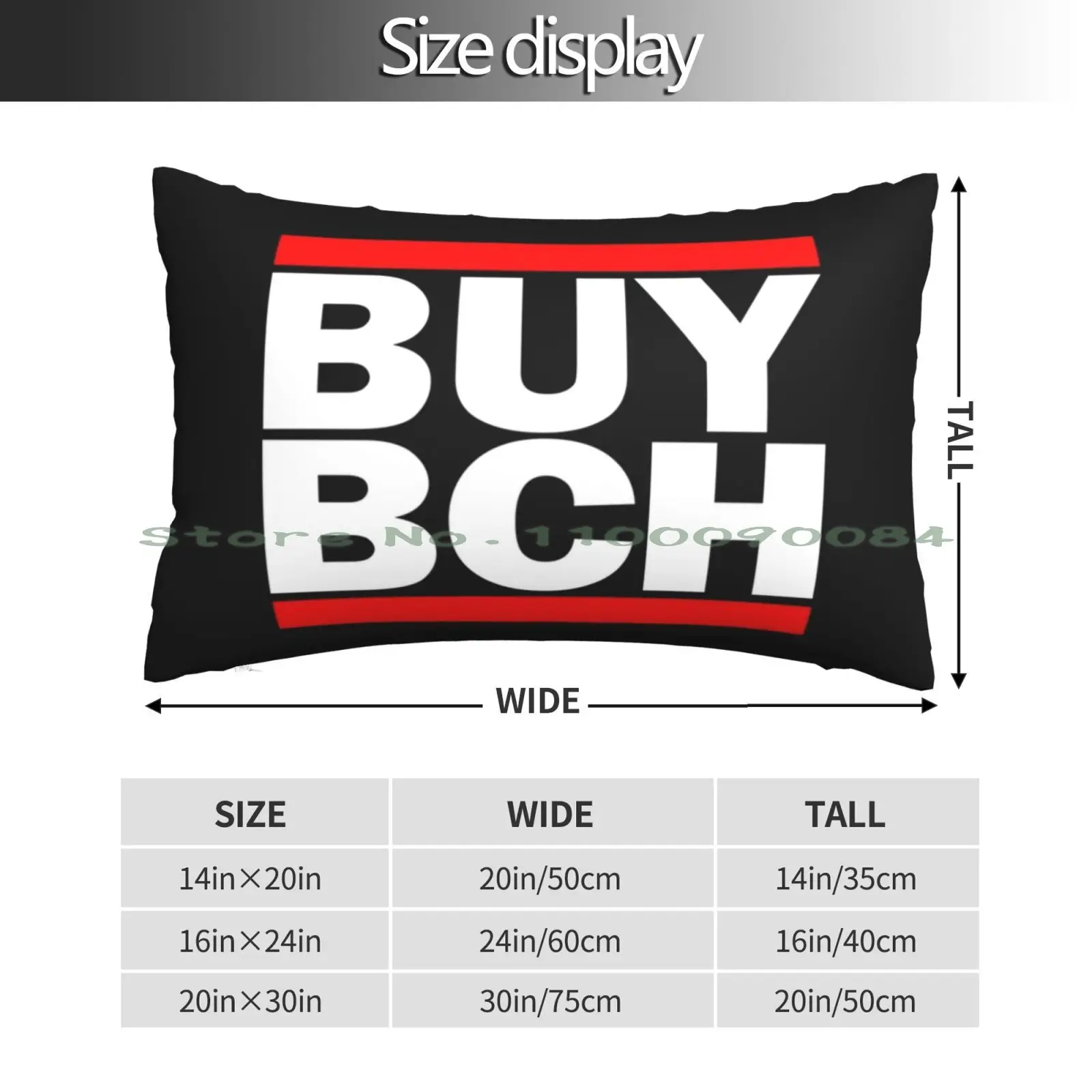 Buy Bch Bitcoin Cash Crypto Currency Pillow Case 20x30 50*75 Sofa Bedroom Queen Song Music Jazz Eva Lovers Beautiful Women Eva