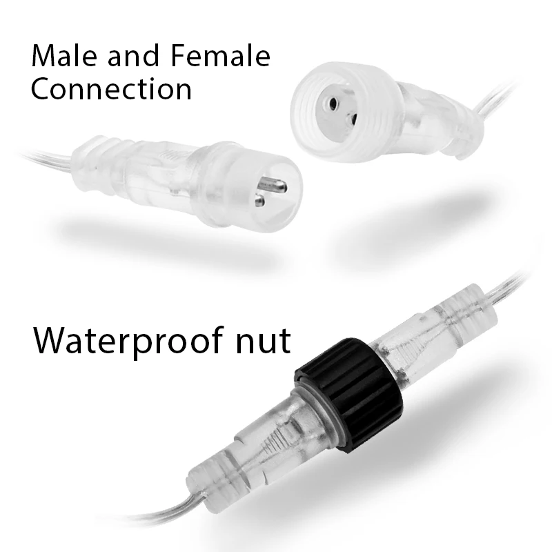 2021 Solar Garden Lights Outdoor LED Solar Energy Street Garland Fairy String Lights For Garden Party Christmas Decoration Lamps