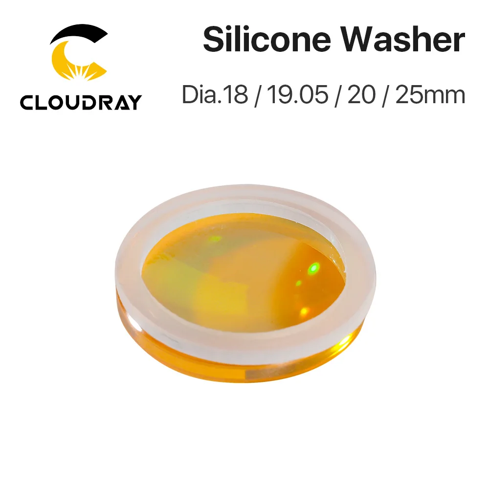 Imagem -04 - Cloudray Arruela de Silicone 19.05 20 25 mm para Espelhos de Lente de Focagem a Laser Co2