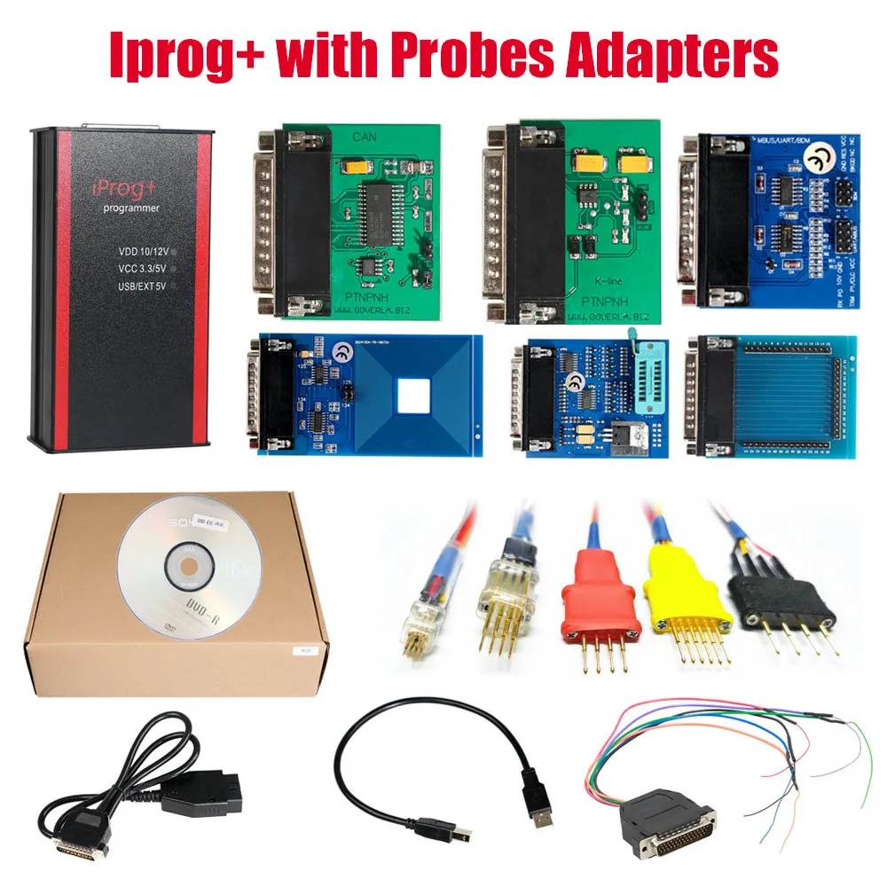 Iprog+ Iprog Pro Programmer V87 Support IMMO + Airbag Reset till year 2019 Replace Carprog Digiprog III