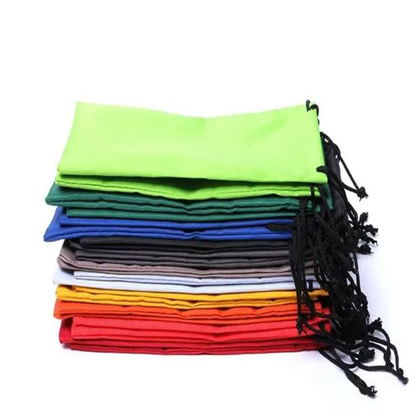 2000pcs Colorful Waterproof Dustproof Cloth Sunglasses Pouch Soft Eyeglasses Bag Glasses Phone Case Storage Bag