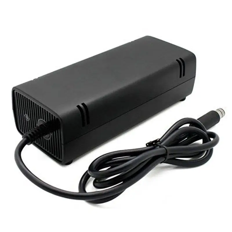 NEW AC 12V AC Adapter Power Supply Cord Charger for XBOX 360 E Game Console-US Plug-Black r42