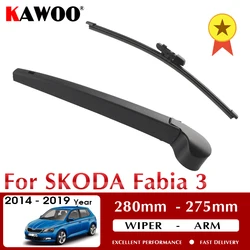 Car Rear Wiper Blade Blades Back Window Wipers Arm For Skoda Fabia Hatchback 2014 2015 2016 2017 2018 2019 Auto Windscreen Blade