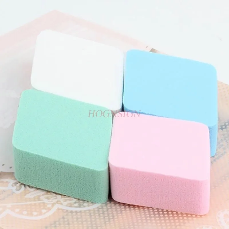 4 Pcs Super Thick Wet And Dry Diamond Sponge Puff Makeup Remover Puff Sponge Thick Sale