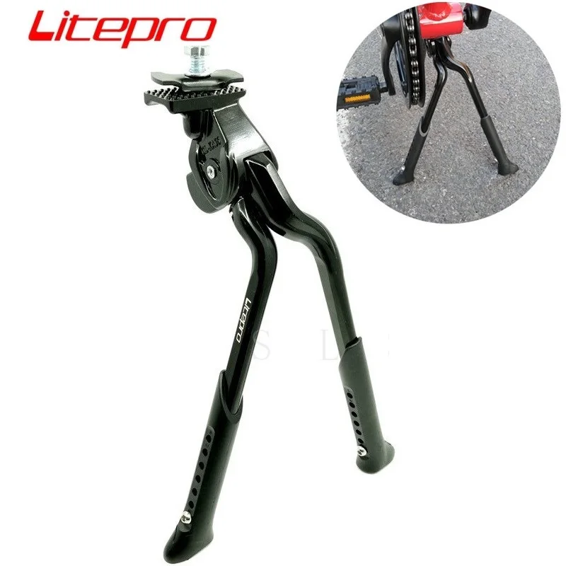 Litepro Bicycle Kickstand 16-18-20-26-27.5 Inch 700C MTB Mountain Bike Road Bicycle Folding Bike Adjustable Folding Kickstand