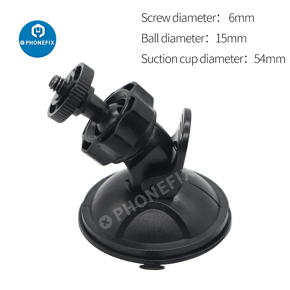 360 Degree Rotating Industrial Camera Suction Cup Car GPS Stand Fixed for Microscope Live Broadcast Camera Universal Accessories