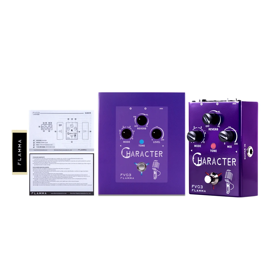 FLAMMA FV03 Character Vocal Effects Processor 6 Character Modes