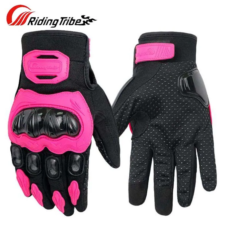 Men's Motorcycle Gloves Touch Screen Riding Tribe Women Motorcyclist Motocross Breathable Mesh Anti-fall Protection Gloves