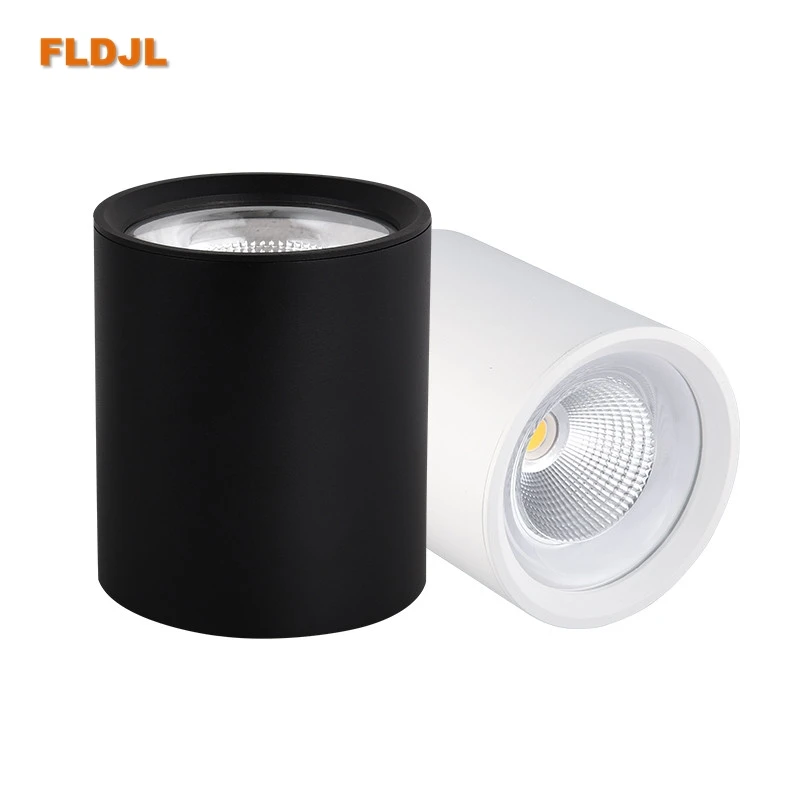 

Round dimming COB LED downlight 7W 12W 15W 20W 25W 30W LED ceiling spotlight AC110v 220v LED free hole lamp home lighting