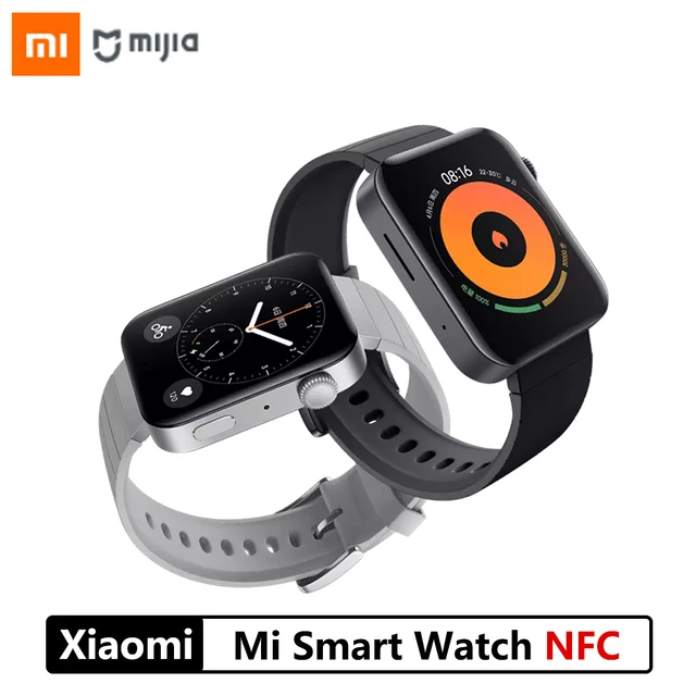 Xiaomi reloj inteligente MI Original pulsera deportiva con Bluetooth rastreador de ritmo cardiaco ESIM WIFI GPS NFC Android AliExpress