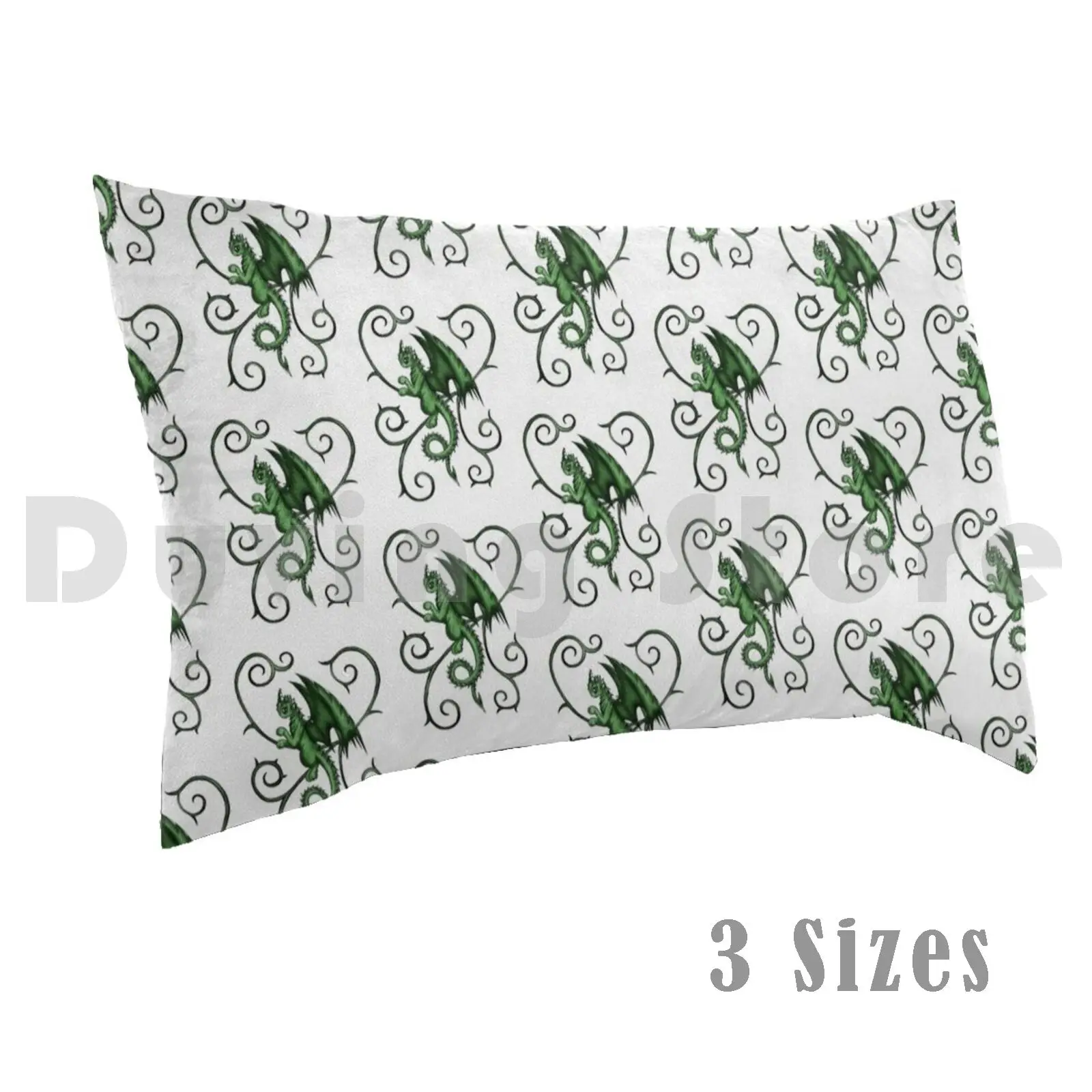 Ornament Dragon Pillow Case Printed 50x75 Dragon Epic Epicdragon Pezicreation Fantasy Fantasyart Cute Cuteart