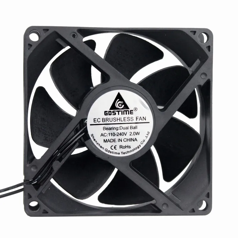 

EC 110V 120V 220V Brushless Cooling Fan 8CM 80X80X25 8cm 80mm aixal fan EC fan