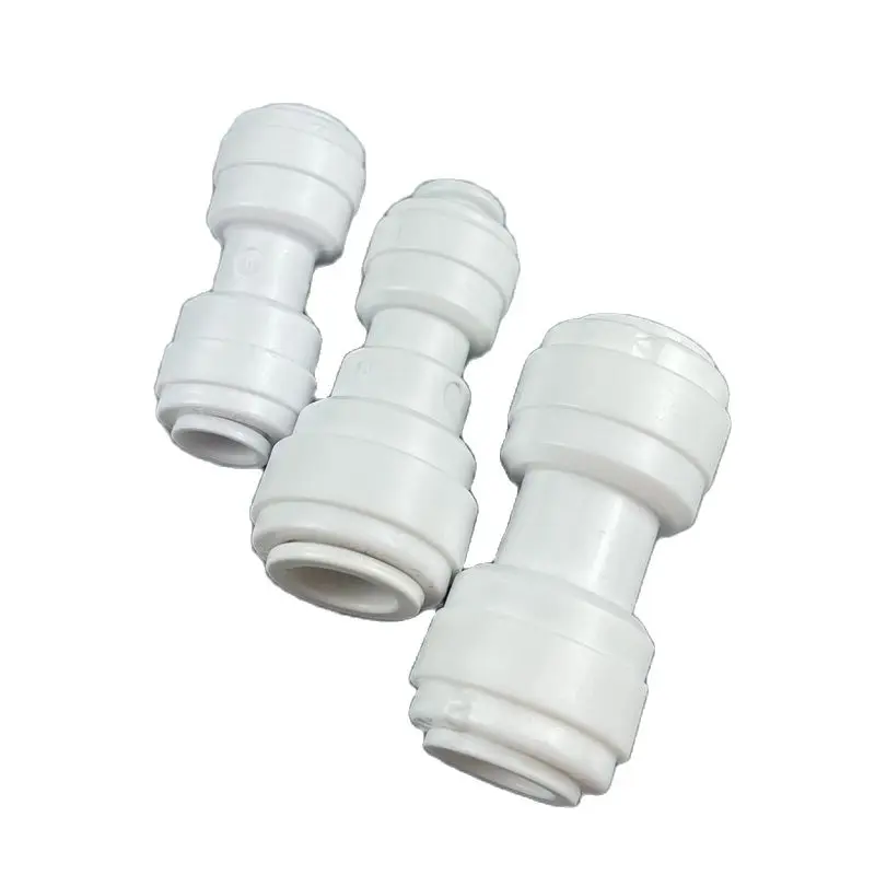 

1/4 3/8 Straight Union Quick Fitting RO Water System Connector For Reverse Osmosis Connection Coupling 100 Pcs