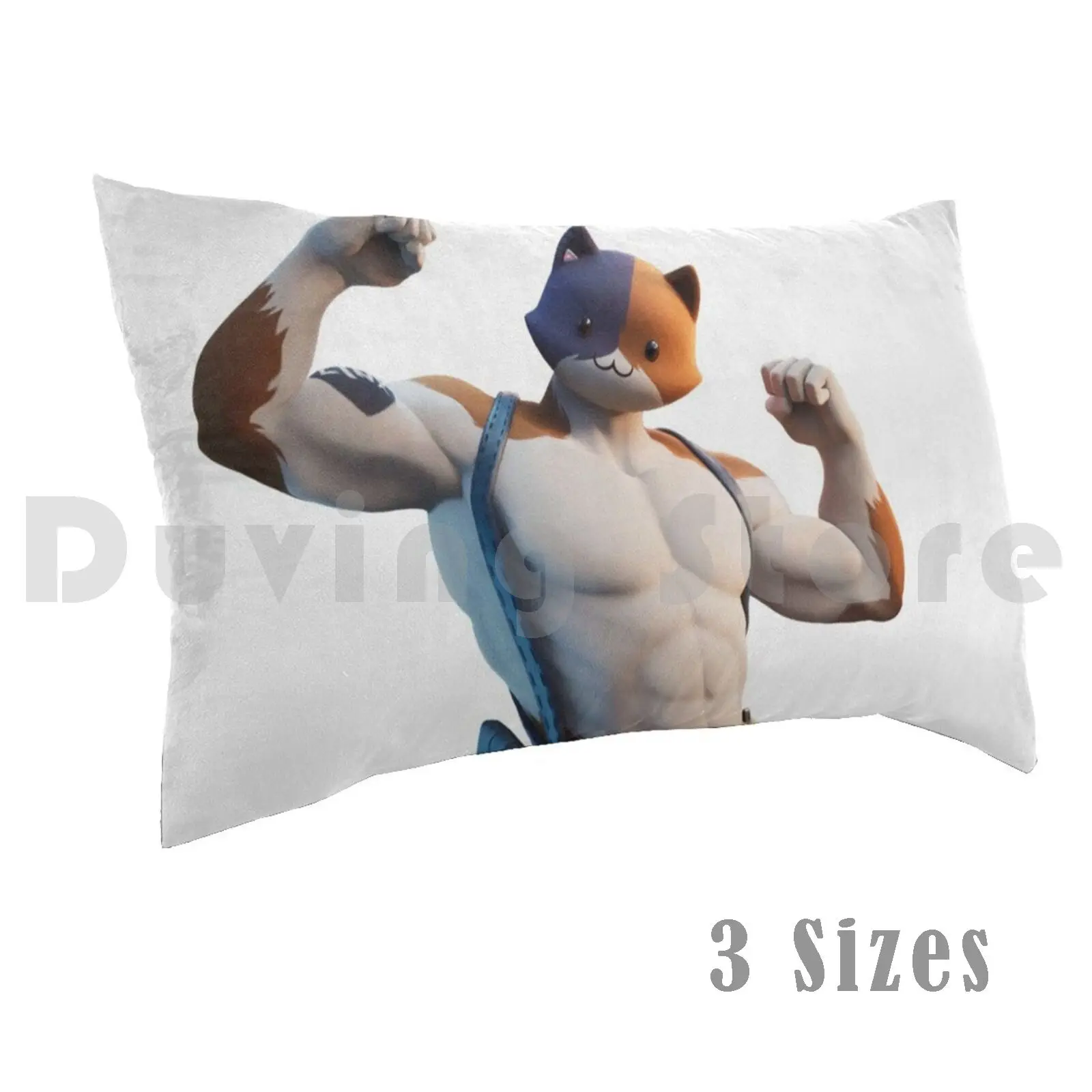 

Meowed Pillow Case Printed 50x75 Video Games Meander Weapons Battle Royal Pooingne Fair Season Glue Swamp