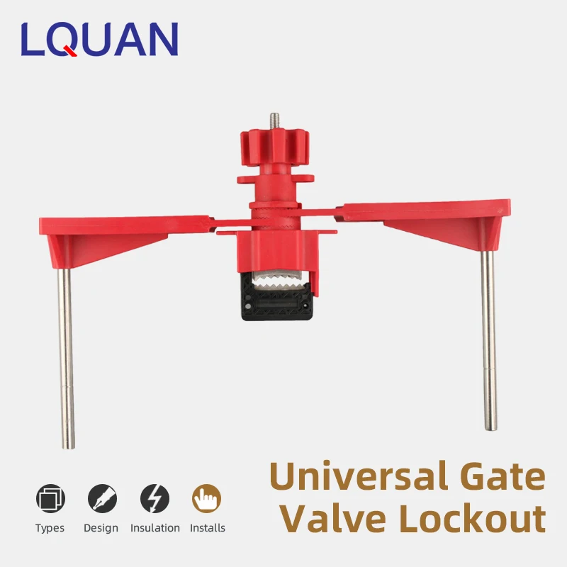 Universal Gate Valve Lockout with Two Blocking Arms Equipment Devices Lock