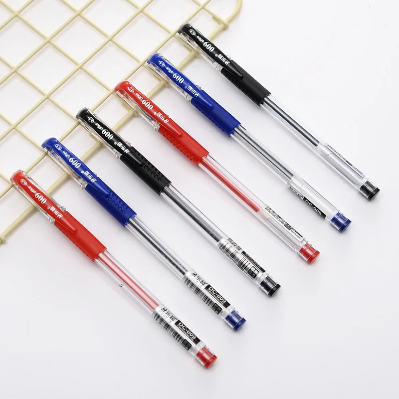 1Pcs Gel Pen Ink Blcak Writing Pen Kid Student School Stationery Office Supplies Gifts