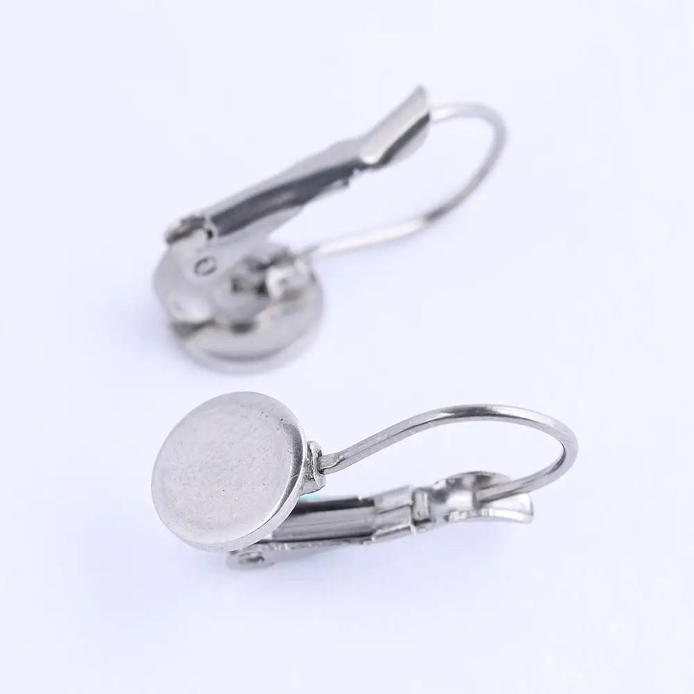 

20 шт., фурнитура для сережек из нержавеющей стали