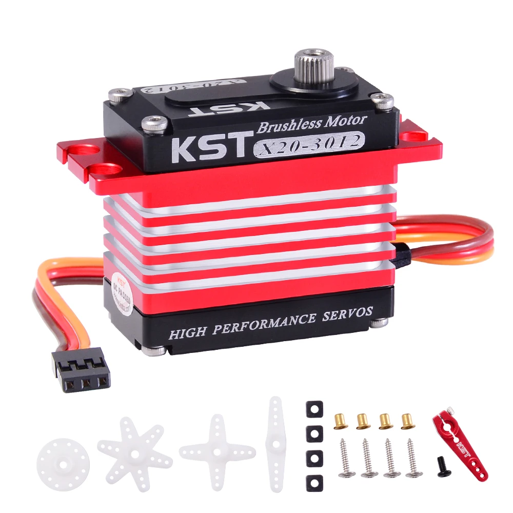 

KST X20-3012 35kg 0.11sec Brushless Metal Servo For UAV RC Car Robot Arm Helicopter Airplane