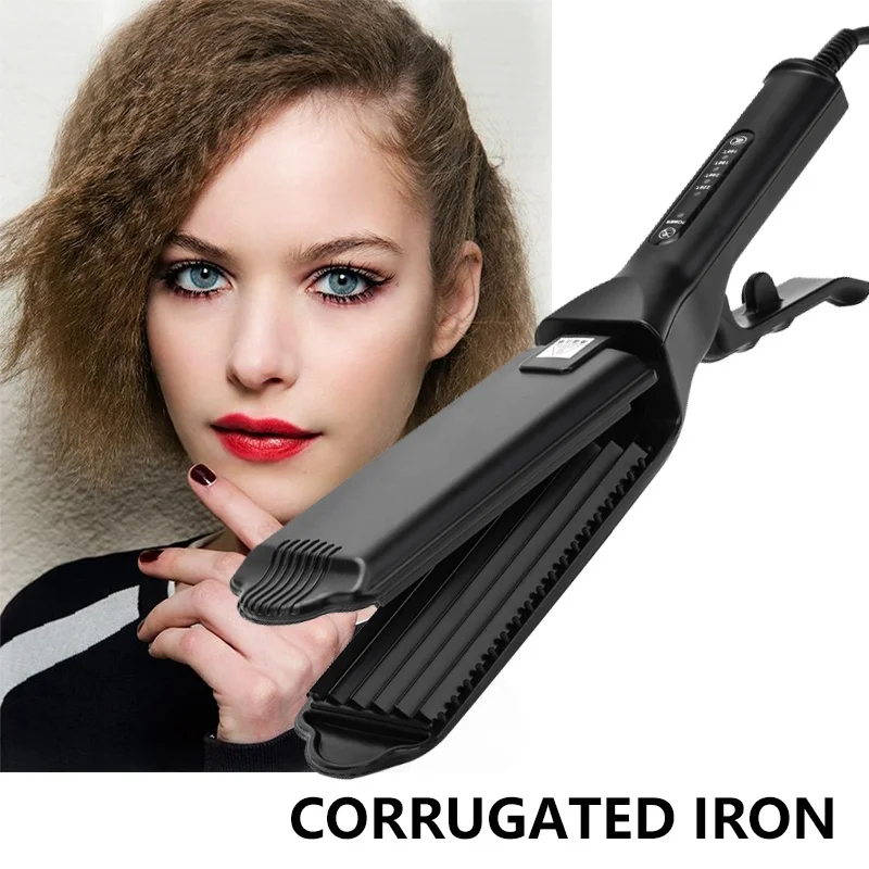 

Professional Fluffy Hair Styler Wave Volume Hair Corrugated Iron Electronic Corrugation Hair Irons Hot Beauty Styling Tool