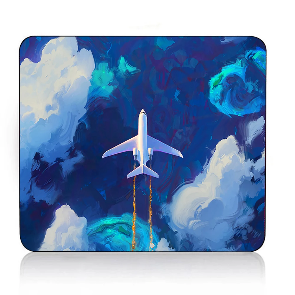 Imagem -06 - Avião Vôo Nuvens Grande Gaming Mouse Pad Computador Portátil Mousepad Teclado Tapete de Mesa Gamer Tapete do Mouse Xxl Escritório Mausepad